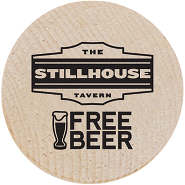 Custom Wooden Nickel - 1 Side Imprint Only