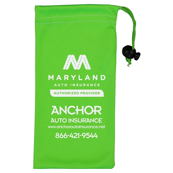 Clean-n-Carry Microfiber Drawstring Pouch For Cell Phones - Clean-n-Carry Microfiber Drawstring Pouch For Cell Phones - Image 9 of 14