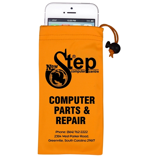 Clean-n-Carry Microfiber Drawstring Pouch For Cell Phones - Clean-n-Carry Microfiber Drawstring Pouch For Cell Phones - Image 11 of 14