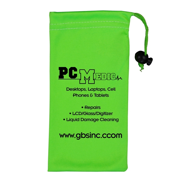 Clean-n-Carry Microfiber Drawstring Pouch For Cell Phones - Clean-n-Carry Microfiber Drawstring Pouch For Cell Phones - Image 13 of 14