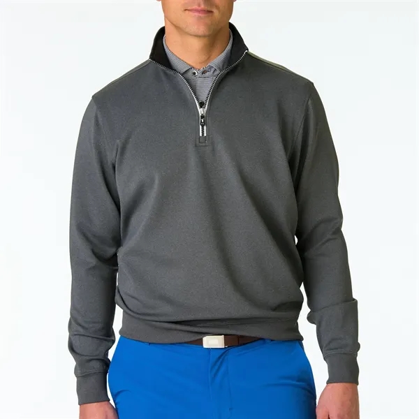 Fairway & Greene Men's "Caves" Tech Quarter-Zip Pullover