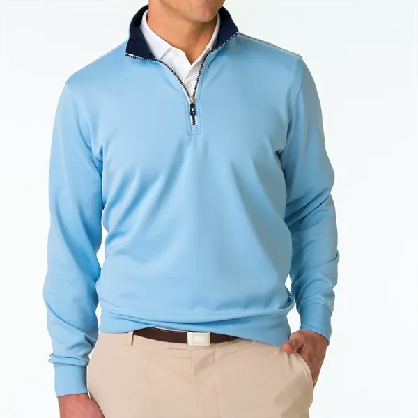 Fairway & Greene Men's "Caves" Tech Quarter-Zip Pullover