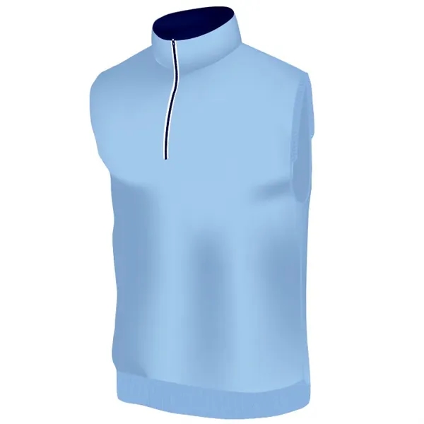 Fairway & Greene Men's "Caves" Tech Quarter-Zip Vest