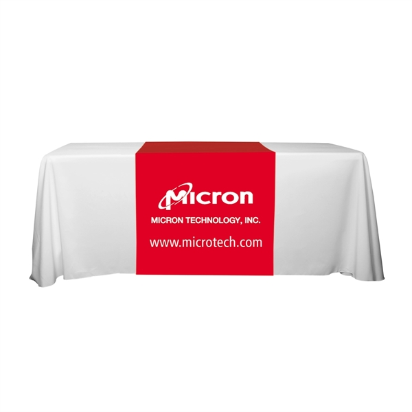 Custom Roger Eight 90" L Table Runners (Spot Color Print)