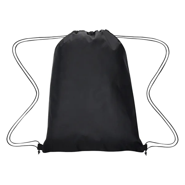 Custom Posh Herringbone Drawstring Bag