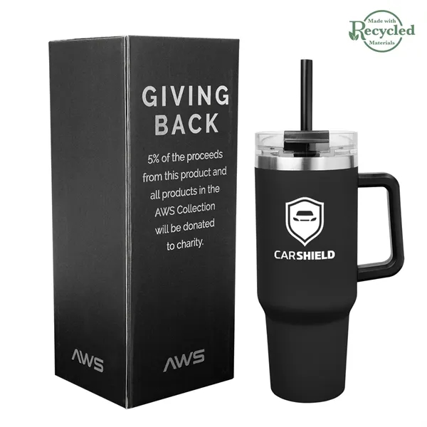 40 Oz. AWS intrepid Recycled Stainless Steel Tumbler