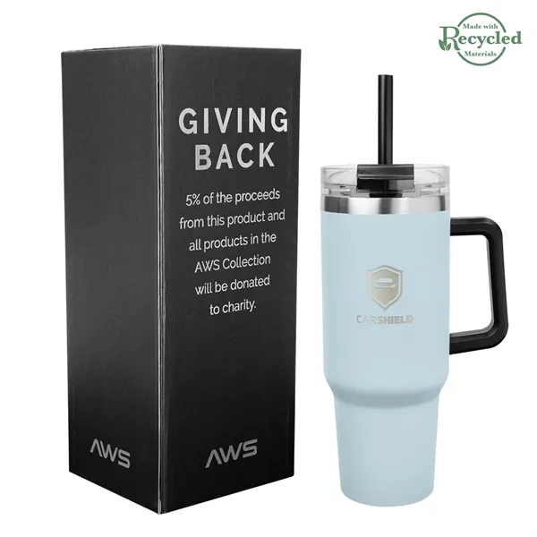 40 Oz. AWS intrepid Recycled Stainless Steel Tumbler