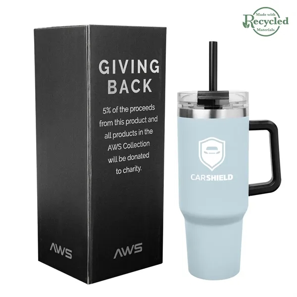 40 Oz. AWS intrepid Recycled Stainless Steel Tumbler