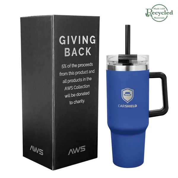 40 Oz. AWS intrepid Recycled Stainless Steel Tumbler