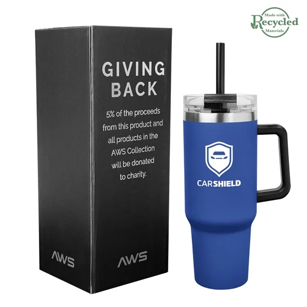 40 Oz. AWS intrepid Recycled Stainless Steel Tumbler