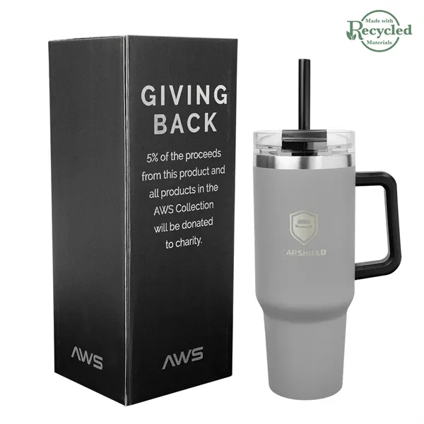 40 Oz. AWS intrepid Recycled Stainless Steel Tumbler