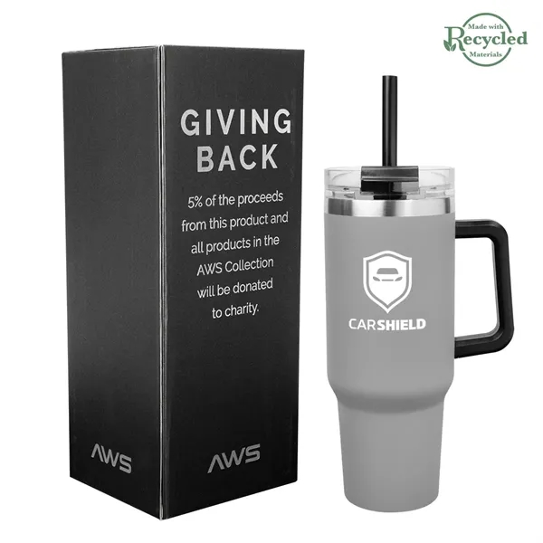 40 Oz. AWS intrepid Recycled Stainless Steel Tumbler