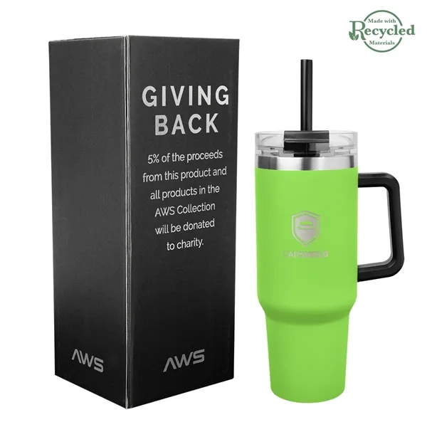 40 Oz. AWS intrepid Recycled Stainless Steel Tumbler