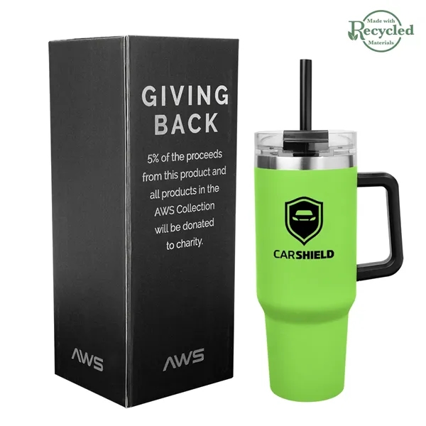 40 Oz. AWS intrepid Recycled Stainless Steel Tumbler