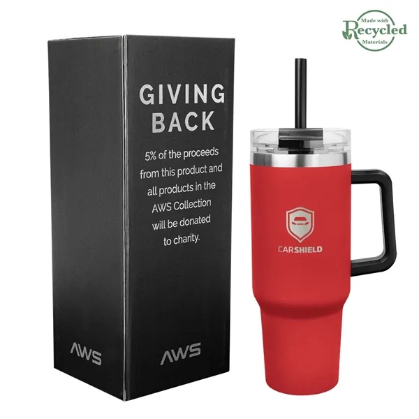40 Oz. AWS intrepid Recycled Stainless Steel Tumbler