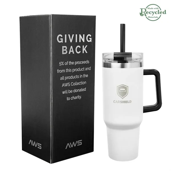 40 Oz. AWS intrepid Recycled Stainless Steel Tumbler