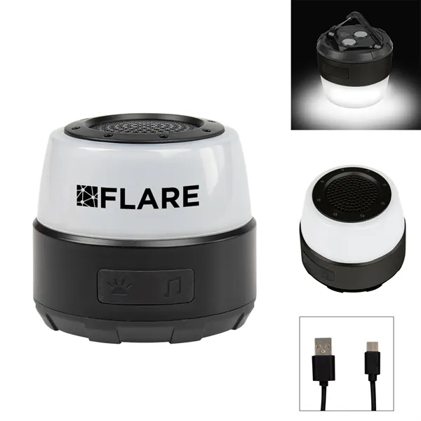 Magnetic Speaker With Emergency Light