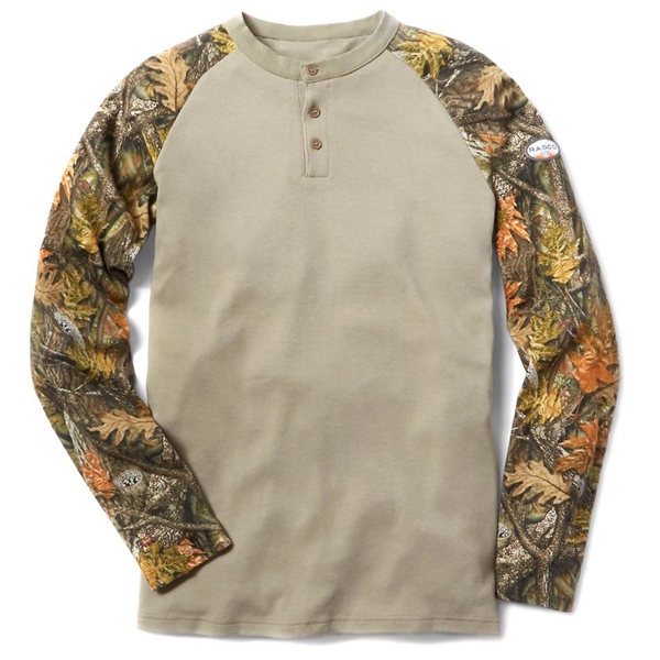 Rasco® FR Two Toned Henley T-Shirt - Rasco® FR Two Toned Henley T-Shirt - Image 2 of 3