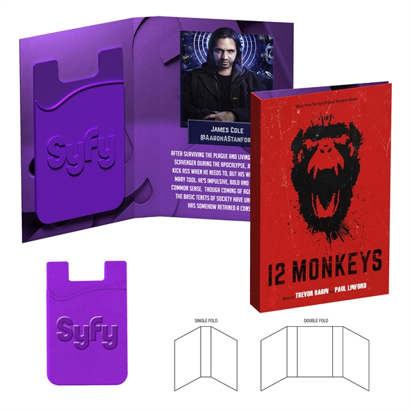 Tek Booklet with Embossed Silicone Wallet - Tek Booklet with Embossed Silicone Wallet - Image 0 of 12