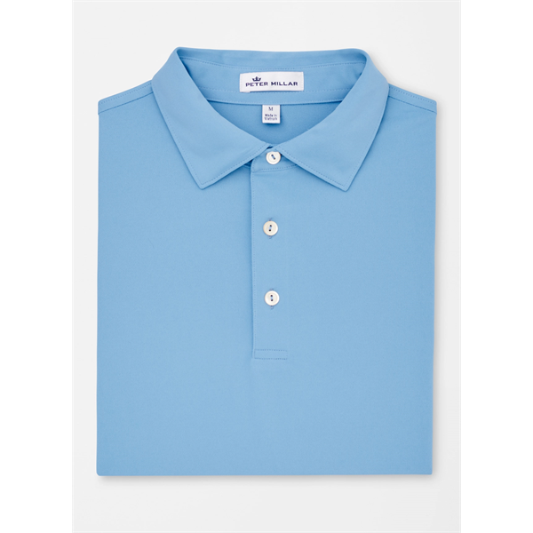 Peter Millar Men's Solid Stretch Polo - Peter Millar Men's Solid Stretch Polo - Image 1 of 3