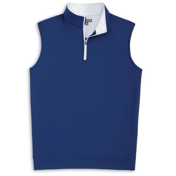 Peter Millar Men's Galway Performance Quarter-Zip Vest - Peter Millar Men's Galway Performance Quarter-Zip Vest - Image 2 of 3