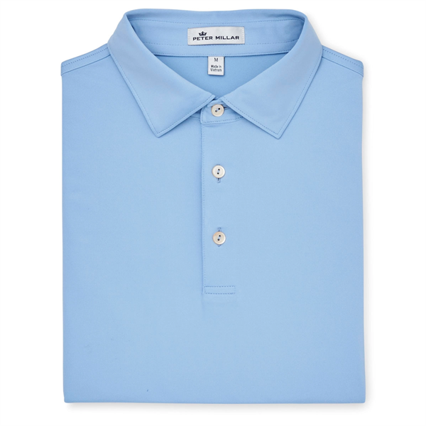 Peter Millar Men's Solid Performance Polo - Self Collar - Peter Millar Men's Solid Performance Polo - Self Collar - Image 1 of 4