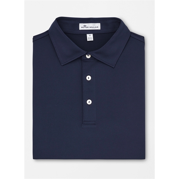 Peter Millar Men's Solid Performance Polo - Self Collar - Peter Millar Men's Solid Performance Polo - Self Collar - Image 3 of 4