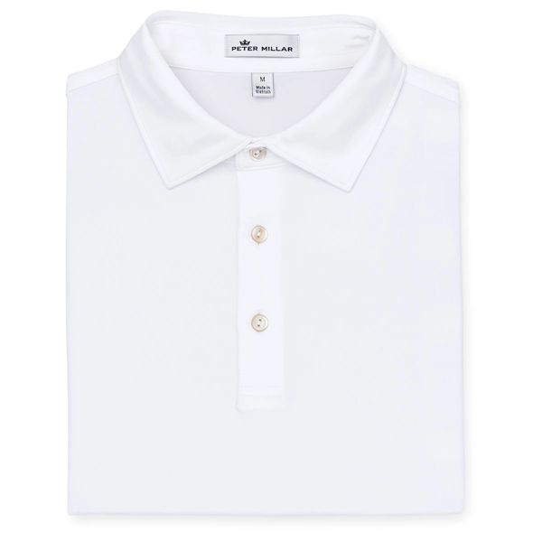 Peter Millar Men's Solid Performance Polo - Self Collar - Peter Millar Men's Solid Performance Polo - Self Collar - Image 4 of 4