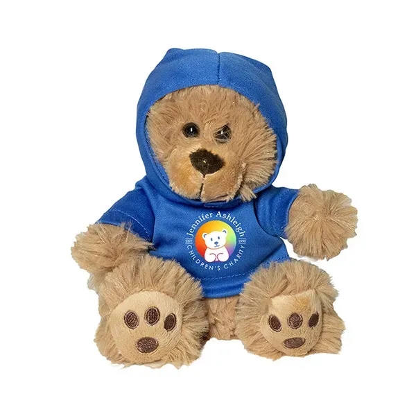 Custom 6" Plush Teddy Bear With Hoodie