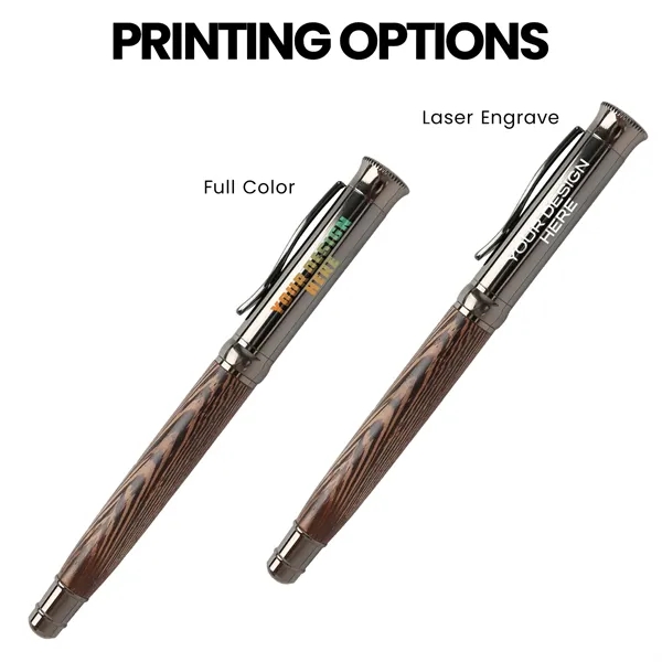 TiTUS® High-quality Vintage Wooden Rollerball Pen Gift Box
