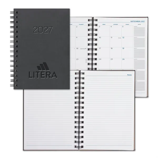 WireO Tucson Medio White Monthly Diary