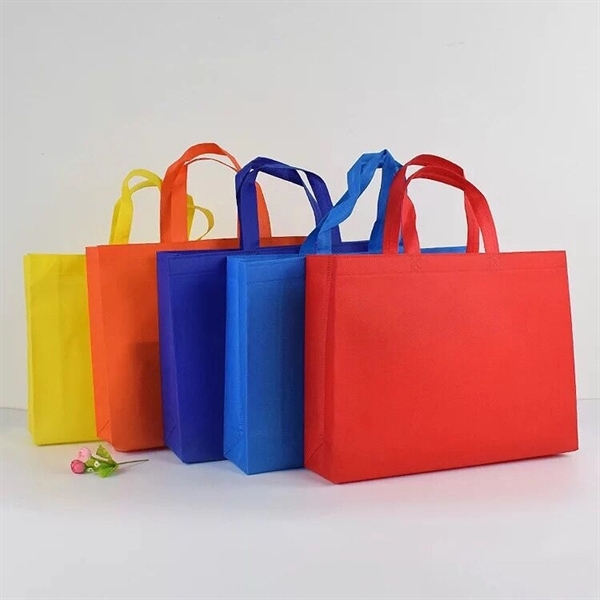 Promotional Non-Woven Tote Bag (13 3/4" W x 10" H x 4" D) - Promotional Non-Woven Tote Bag (13 3/4" W x 10" H x 4" D) - Image 3 of 23