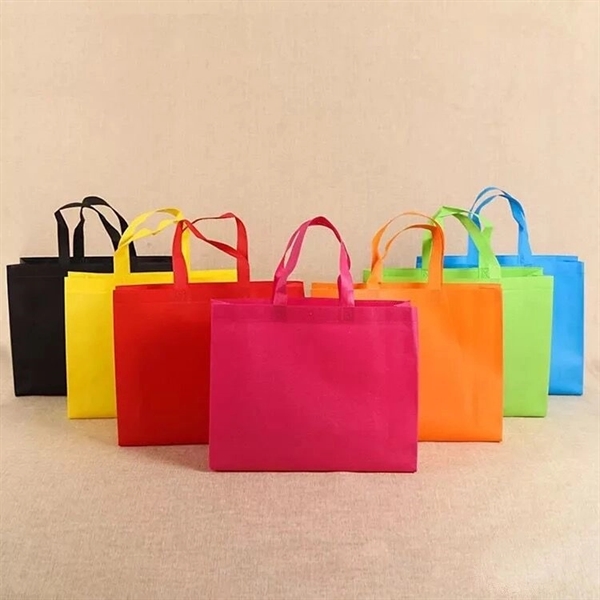 Promotional Non-Woven Tote Bag (13 3/4" W x 10" H x 4" D) - Promotional Non-Woven Tote Bag (13 3/4" W x 10" H x 4" D) - Image 9 of 23