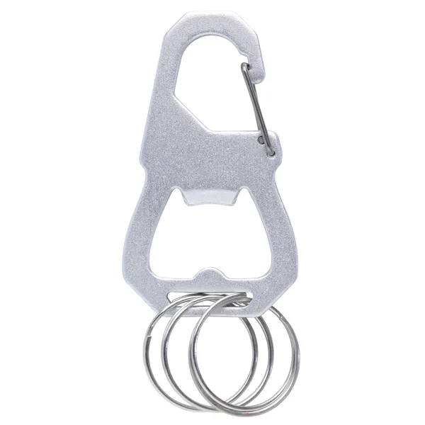 3 Keyring Carabiner with Bottle Opener