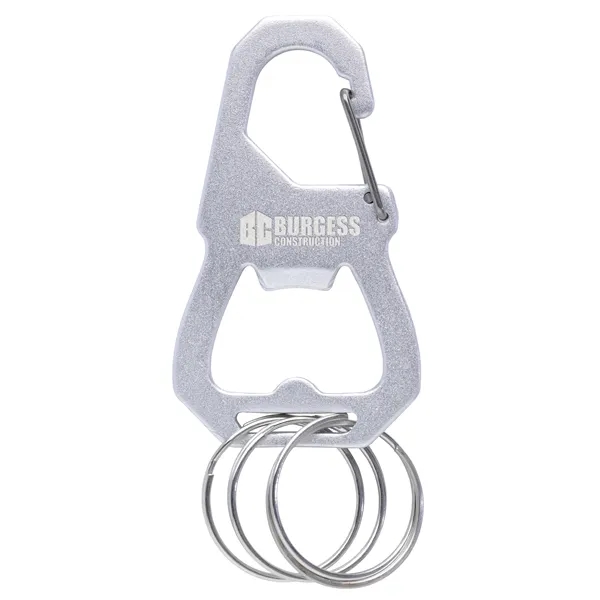 3 Keyring Carabiner with Bottle Opener