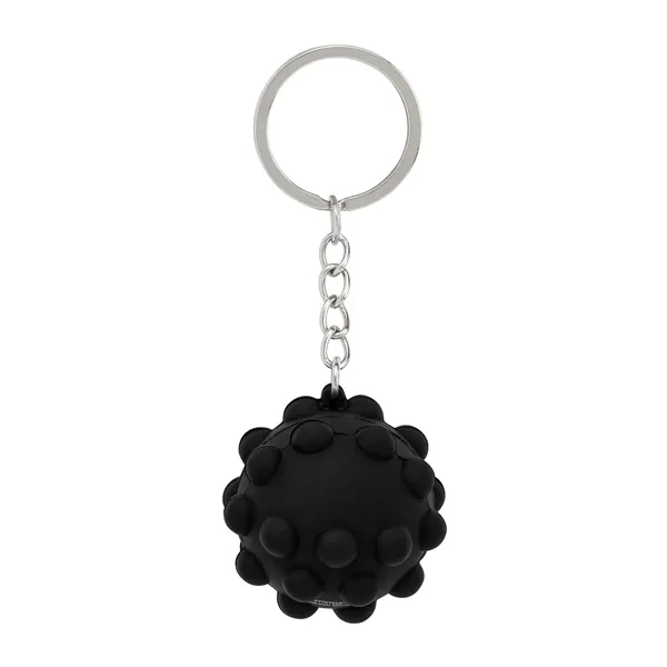 Recycled Push Pop Bubble Ball Fidget Sensory Keychain