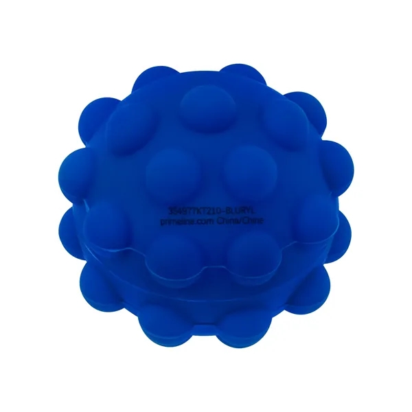 Recycled Push Pop Bubble Ball Fidget Sensory Keychain