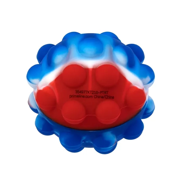 Recycled Push Pop Bubble Ball Fidget Sensory Keychain