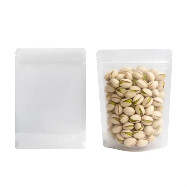 Reusable Frosted Food Bags Zipper Stand Up Pouches