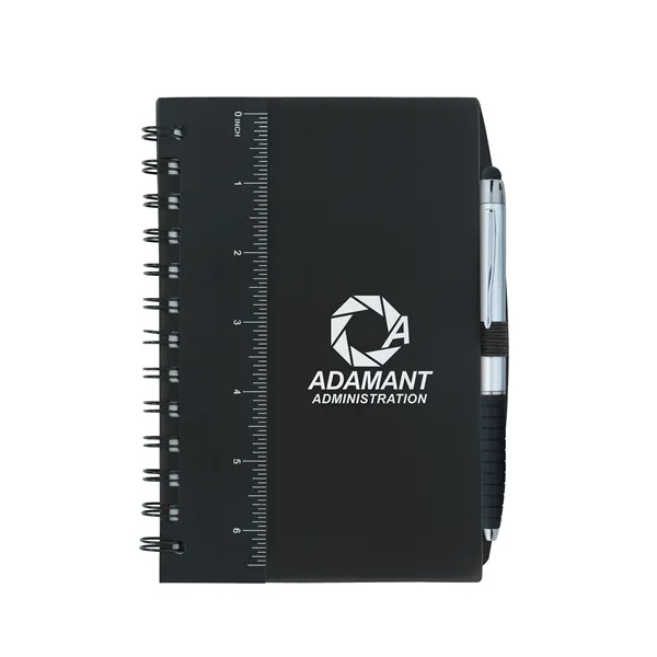 Good Value™ 5' x 7' Ruler Notebook with Flags and Stylus Pen