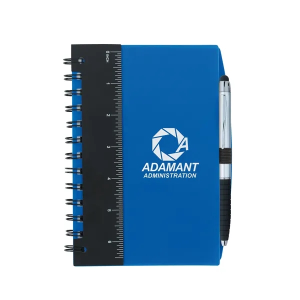 Good Value™ 5' x 7' Ruler Notebook with Flags and Stylus Pen