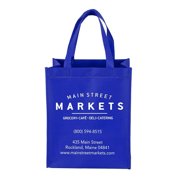 10" x 12" x 8" - FULL VIEW Junior Large Grocery Tote Bag