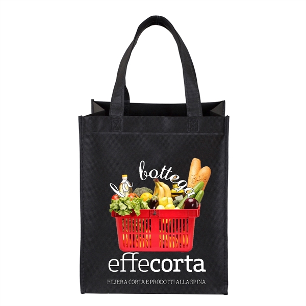 10" x 12" x 8" - FULL VIEW Junior Large Grocery Tote Bag