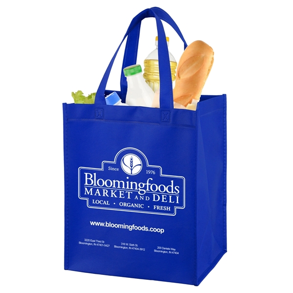 10" x 12" x 8" - FULL VIEW Junior Large Grocery Tote Bag