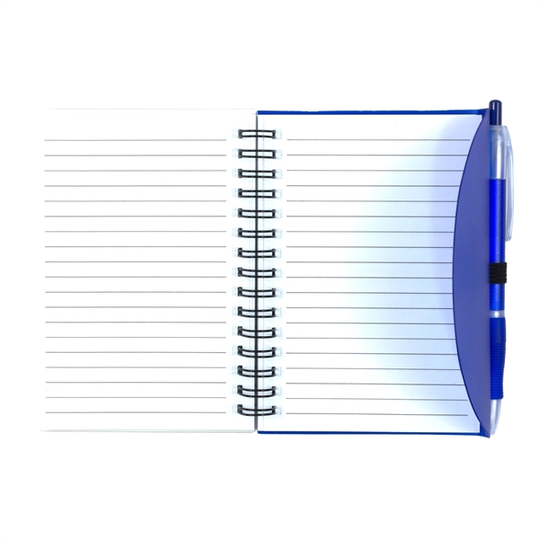 Stylish Spiral Notepad Notebook with Pen "Cupertino" - Stylish Spiral Notepad Notebook with Pen "Cupertino" - Image 5 of 9