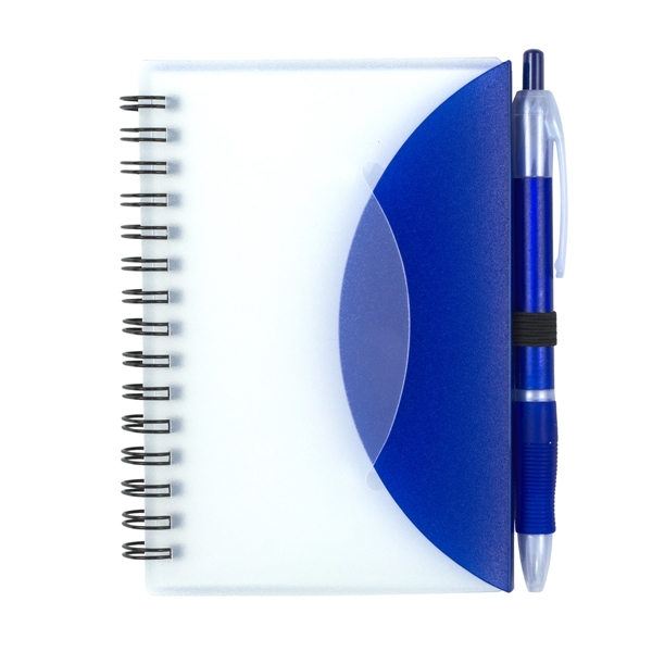 Stylish Spiral Notepad Notebook with Pen "Cupertino" - Stylish Spiral Notepad Notebook with Pen "Cupertino" - Image 8 of 9