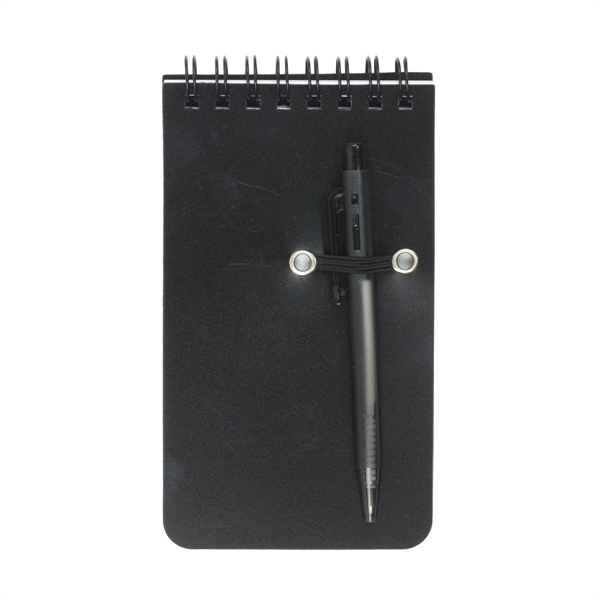 Pocket Sized Spiral Jotter Notepad Notebook with Pen - Pocket Sized Spiral Jotter Notepad Notebook with Pen - Image 3 of 8