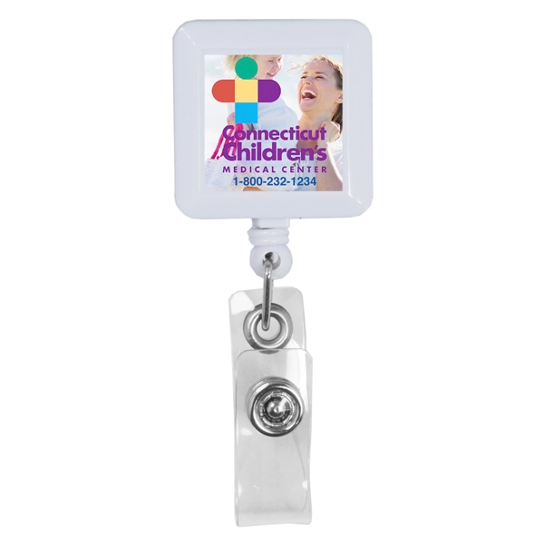 Olmsted VL 30" Cord Square Retractable Badge Reel - Olmsted VL 30" Cord Square Retractable Badge Reel - Image 1 of 6