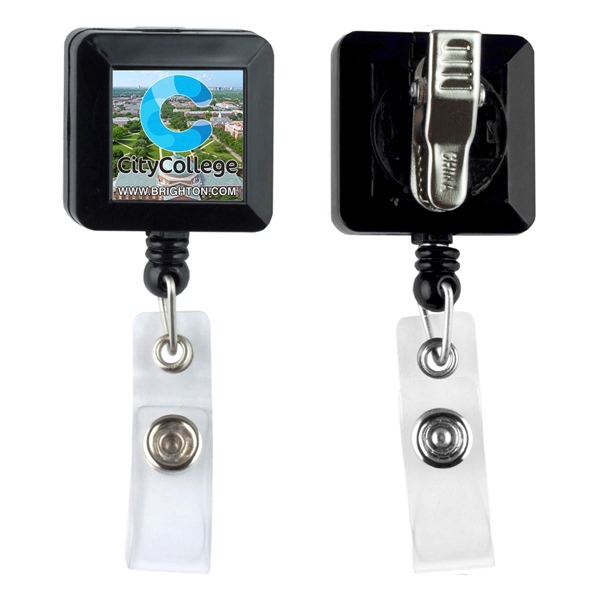 Olmsted VL 30" Cord Square Retractable Badge Reel - Olmsted VL 30" Cord Square Retractable Badge Reel - Image 2 of 6