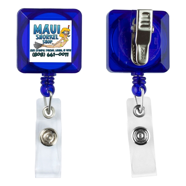 Olmsted VL 30" Cord Square Retractable Badge Reel - Olmsted VL 30" Cord Square Retractable Badge Reel - Image 6 of 6